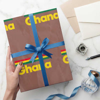 Vintage Ghana Flag Wrapping Paper Roll Proud Ghanaian Heritage African Pride