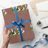 Vintage Green Bay Goose Wrapping Paper Roll Funny Silly Gooses Football - Wonder Print Shop