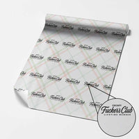 Vintage Grumpy Fuckers Club Lifetime Member Wrapping Paper Roll Gag Gift Birthday Husband Dad Fathers Day