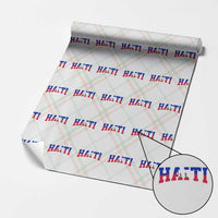Vintage Haiti Wrapping Paper Roll Varsity Haitian Flag Classic Haitian Pride College Style