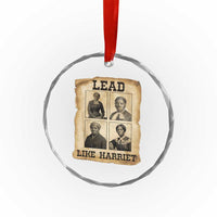 Vintage Harriet Tubman Poster Crystal Glass Ornament Lead Like Harriet - Wonder Print Shop