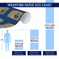 Vintage Harriet Tubman Poster Wrapping Paper Roll Female Empowerment History Gift - Wonder Print Shop