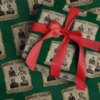 Vintage Harriet Tubman Poster Wrapping Paper Roll I Freed A Thousand People - Wonder Print Shop