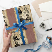 Vintage Harriet Tubman Poster Wrapping Paper Roll I Freed A Thousand People - Wonder Print Shop
