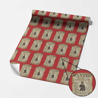 Vintage Harriet Tubman Poster Wrapping Paper Roll Wanted For Helping Slaves Escape - Wonder Print Shop