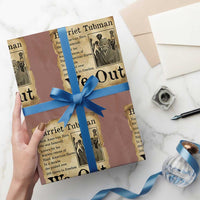 Vintage Harriet Tubman We Out Wrapping Paper Roll Black American Hero History Gift - Wonder Print Shop