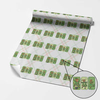 Vintage Highland Cow St Patricks Day Wrapping Paper Roll Farm Lover Gift