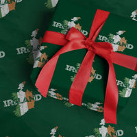 Vintage Irish Map Ireland Pride Souvenir Wrapping Paper Roll