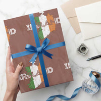 Vintage Irish Map Ireland Pride Souvenir Wrapping Paper Roll