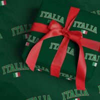 Vintage Italia Wrapping Paper Roll Print Retro Varsity Italian Apparel - Wonder Print Shop