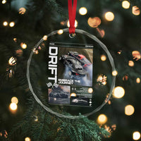 Vintage Japanese Drift Race Car Crystal Glass Ornament Cool Retro Vintage JDM Tokyo Japan Drifting TS10