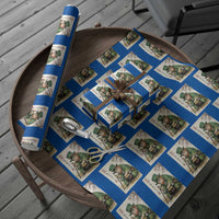 Vintage Japanese Leprechaun St Patricks Day Shamrock Ukiyo e Art Wrapping Paper Roll