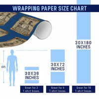 Vintage Marcus Garvey Quote Wrapping Paper Roll A People Without Knowledge Of Their Past