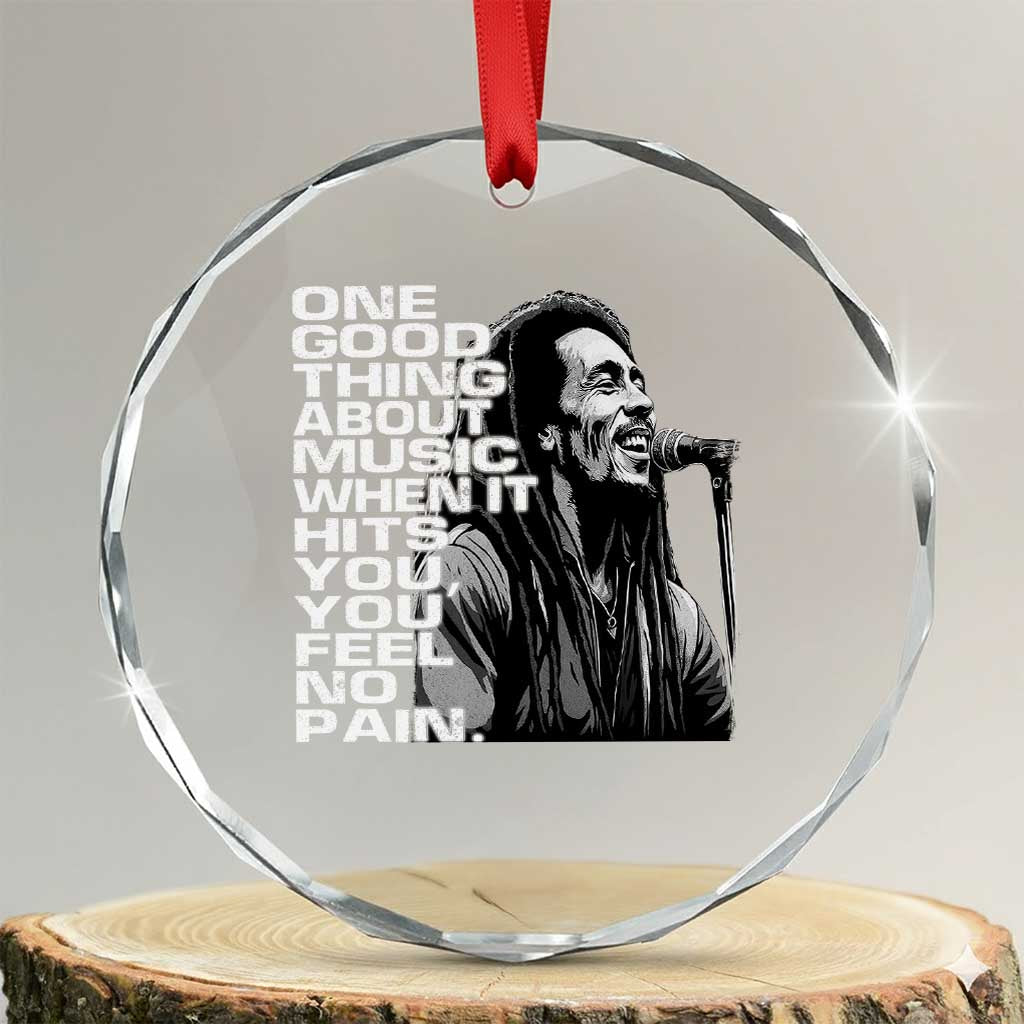 Vintage Marley Crystal Glass Ornament Jamaica Jamaican Rasta Reggage Music - Wonder Print Shop
