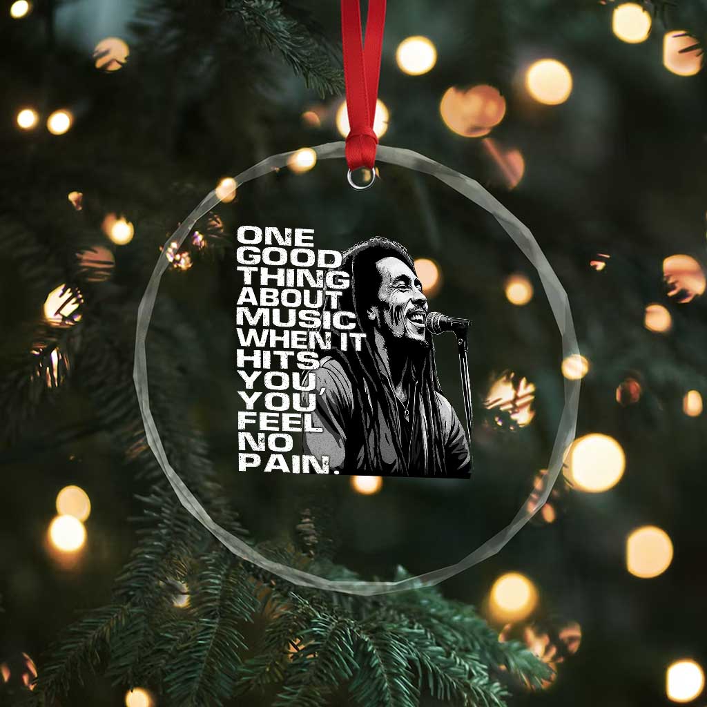 Vintage Marley Crystal Glass Ornament Jamaica Jamaican Rasta Reggage Music - Wonder Print Shop