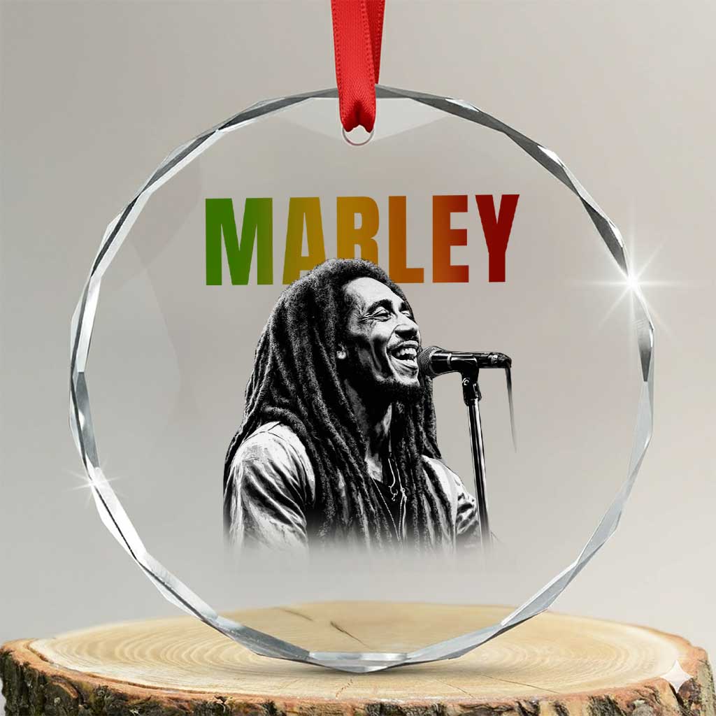 Vintage Marley Crystal Glass Ornament Rastaman Jamaica Jamaican Rasta Reggage Music