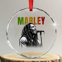 Vintage Marley Crystal Glass Ornament Rastaman Jamaica Jamaican Rasta Reggage Music