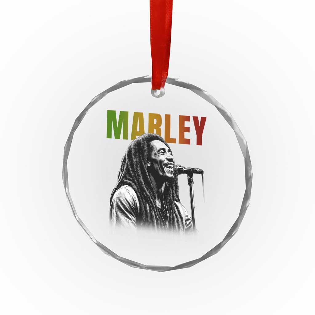 Vintage Marley Crystal Glass Ornament Rastaman Jamaica Jamaican Rasta Reggage Music