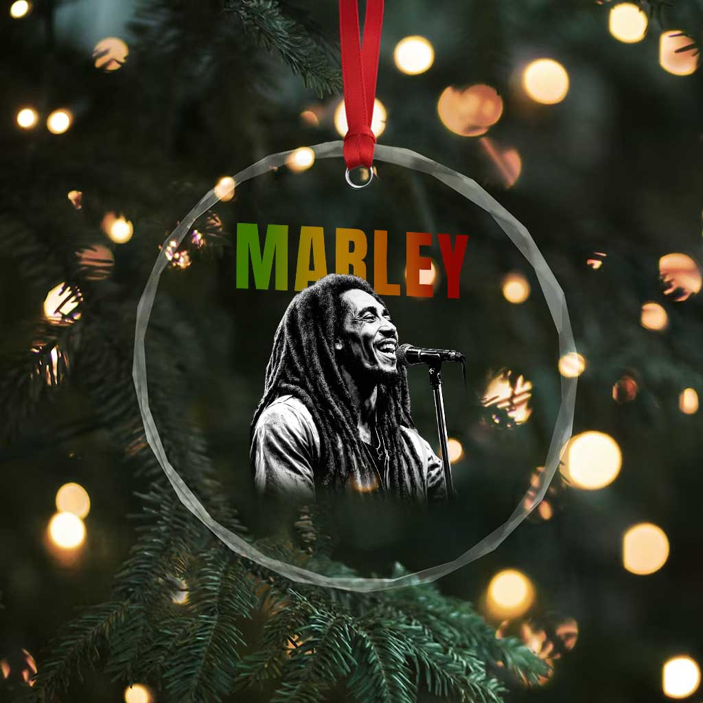 Vintage Marley Crystal Glass Ornament Rastaman Jamaica Jamaican Rasta Reggage Music