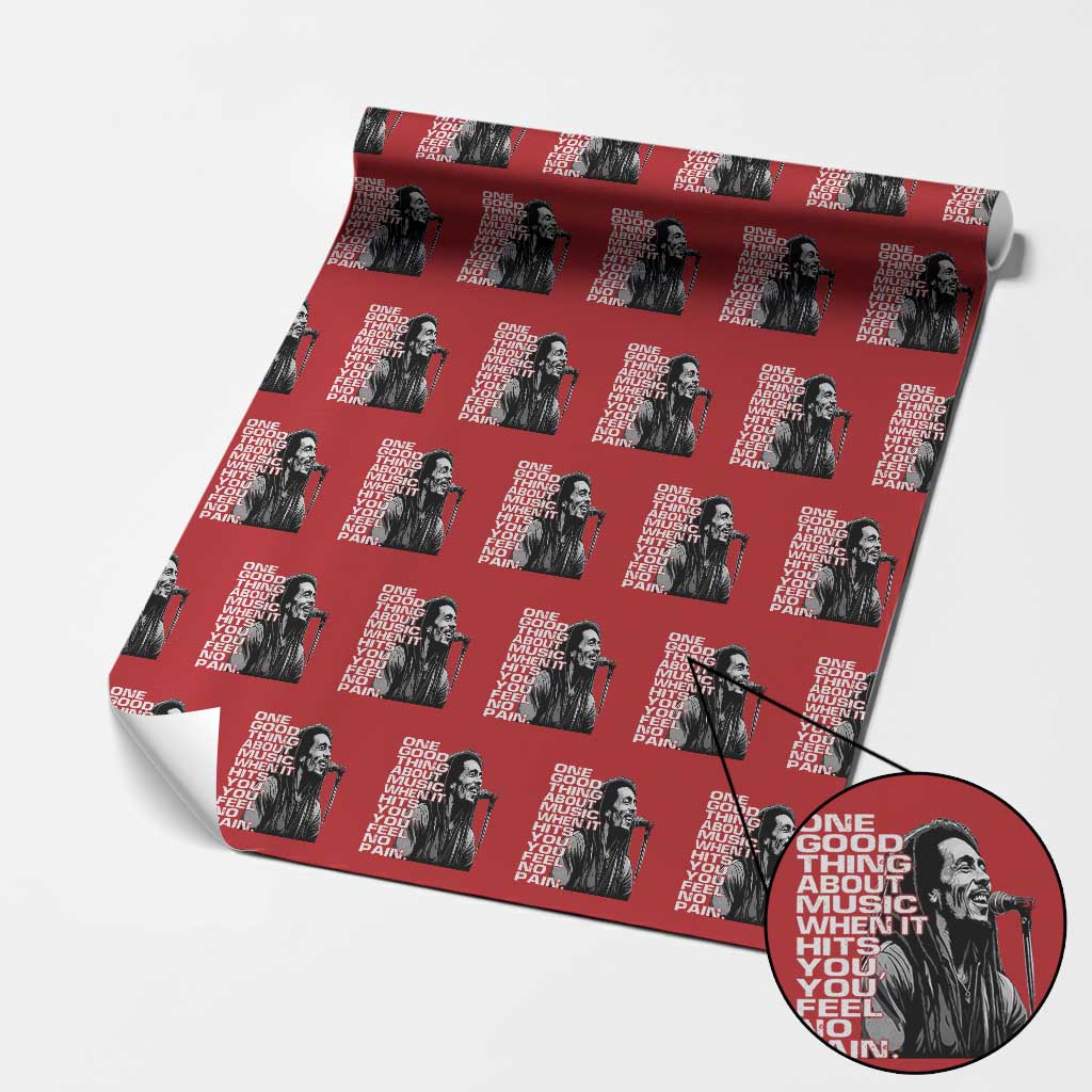 Vintage Marley Wrapping Paper Roll Jamaica Jamaican Rasta Reggage Music - Wonder Print Shop