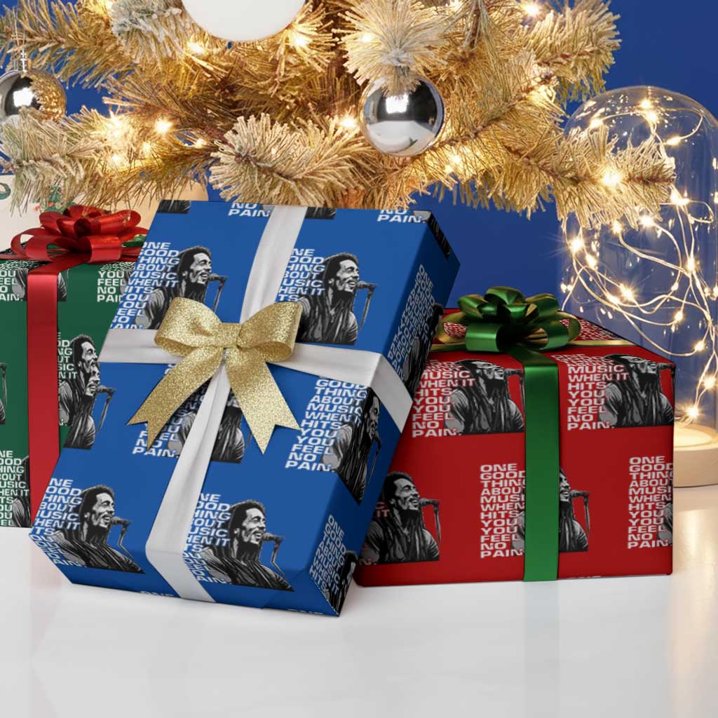 Vintage Marley Wrapping Paper Roll Jamaica Jamaican Rasta Reggage Music - Wonder Print Shop
