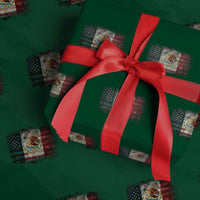 Vintage Mexican Flag Wrapping Paper Roll Eagle Mexico Heritage Mexican Roots - Wonder Print Shop
