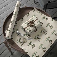Vintage Mexico Soccer Wizard Duck Magical Fantasy Wrapping Paper Roll Retro Mexican Pride Football Fans
