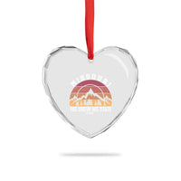 Vintage Missouri Travel Heart Crystal Glass Ornament The Show Me State Pride
