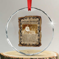 Vintage Newspaper Shirley Chisholm Crystal Glass Ornament Black History Month Gift
