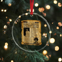 Vintage Newspaper Shirley Chisholm Crystal Glass Ornament First Black Woman In Congress
