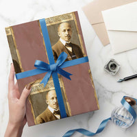 Vintage Newspaper W E B Du Bois Wrapping Paper Roll Civil Rights Pioneer