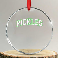 Vintage Pickle Crystal Glass Ornament Canning Season Pickle Lover Vintage Sports Style 80s 90s Gifts - Wonder Print Shop