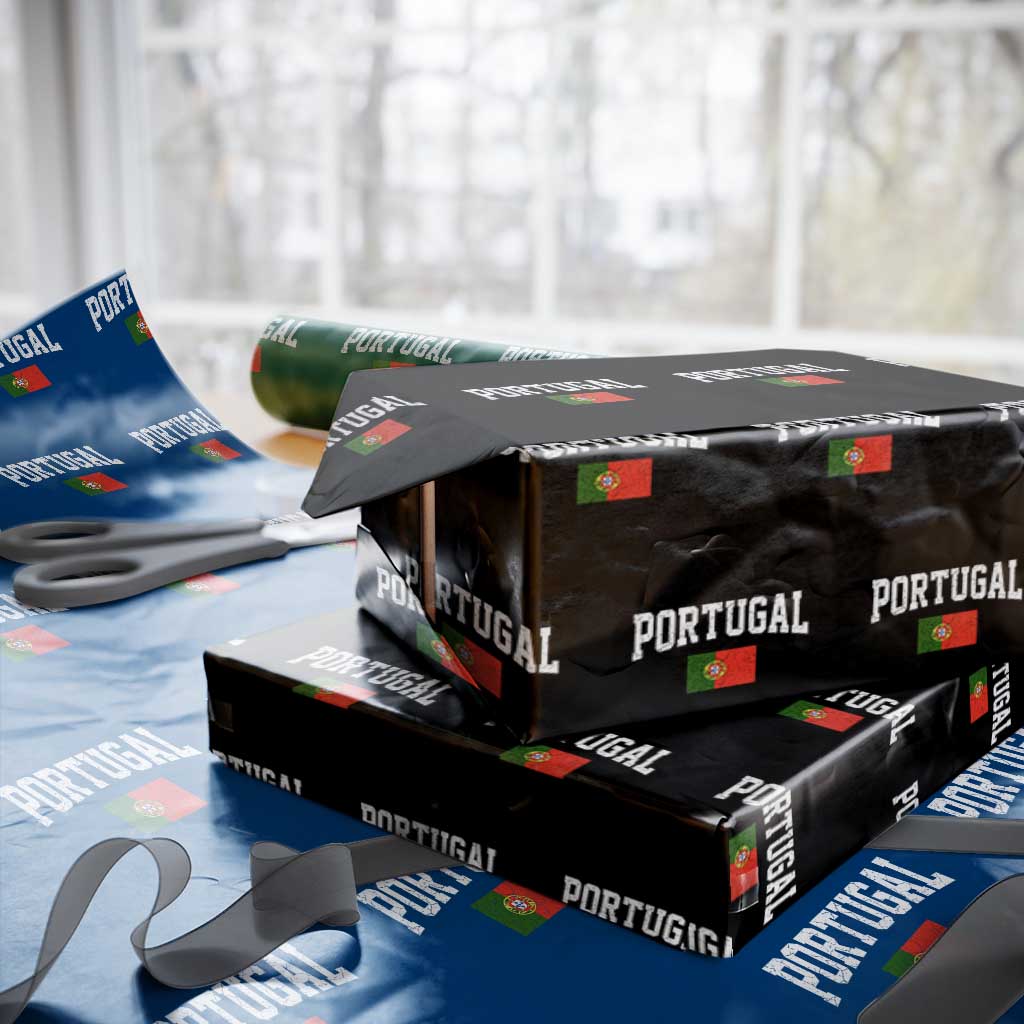 Vintage Portugal Flag Portuguese Pride Throwback Design Wrapping Paper Roll