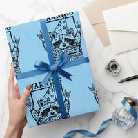 Vintage Raccoon 13th Birthday Wrapping Paper Roll 13 Year Old Official Teenager Gifts