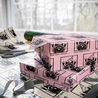 Vintage Raccoon Wrapping Paper Roll Retro Silly Trash Panda Meme - Wonder Print Shop
