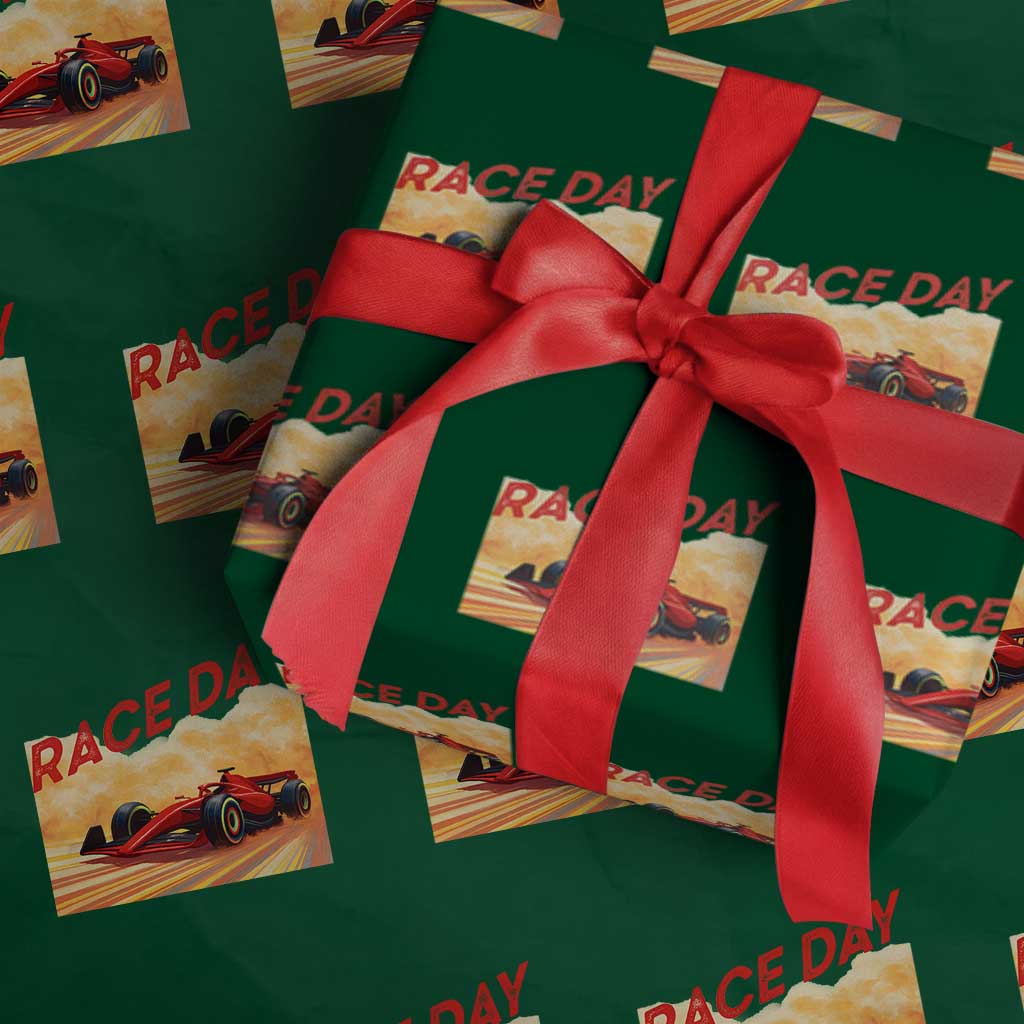 Vintage Racing Formula Car Wrapping Paper Roll - Wonder Print Shop