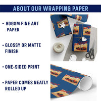 Vintage Racing Formula Car Wrapping Paper Roll - Wonder Print Shop