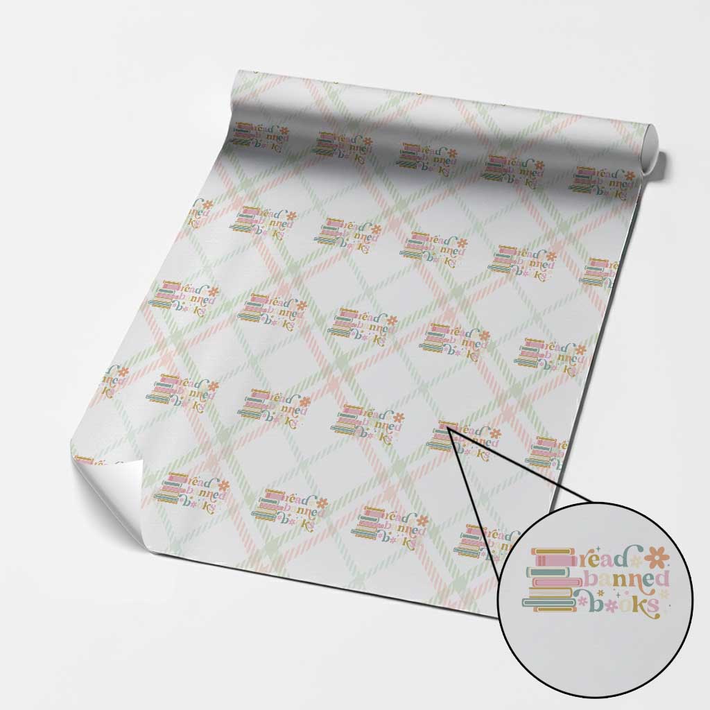 Vintage Read Banned Books Wrapping Paper Roll - Wonder Print Shop