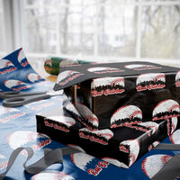 Vintage Red October Wrapping Paper Roll Philadelphia Skyline Retro Philly Cityscape - Wonder Print Shop