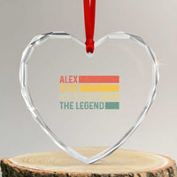 Vintage Retro Gift Heart Crystal Glass Ornament Vintage Retro Gift