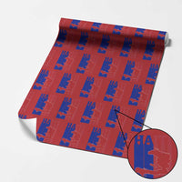 Vintage Retro Map of Haiti Wrapping Paper Roll Haitian Heritage Pride Travel Souvenir