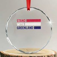 Vintage Retro Stand With Greenland Crystal Glass Ornament Support Greenlander Gift
