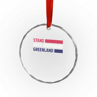 Vintage Retro Stand With Greenland Crystal Glass Ornament Support Greenlander Gift