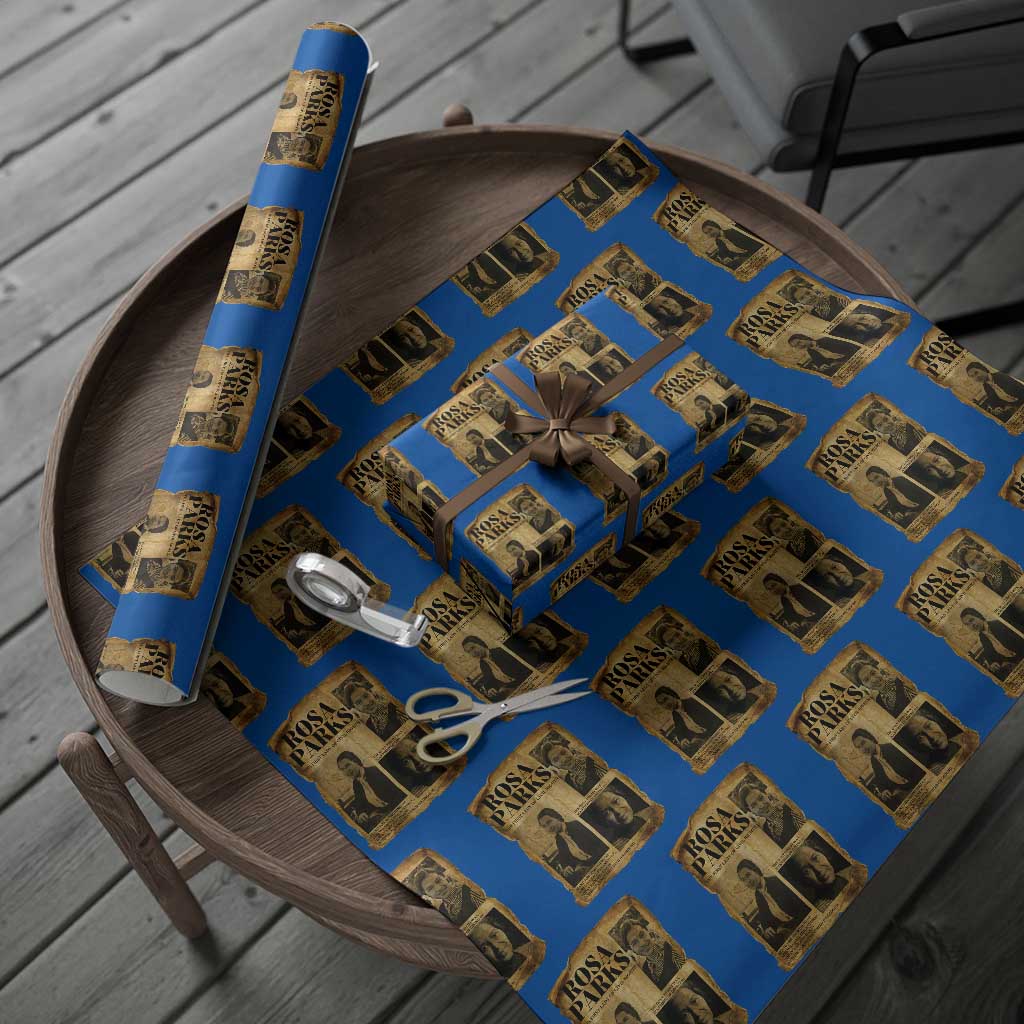 Vintage Rosa Parks Wrapping Paper Roll Women Empowerment Inspirational Quote