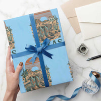 Vintage Route Highway 66 Texas Wrapping Paper Roll Amarillo Road Trip Adventure