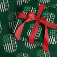 Vintage Shamrock Lucky Darts Wrapping Paper Roll St Patricks Day Gift
