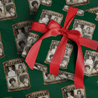 Vintage Shirley Chisholm Unbought And Unbossed Wrapping Paper Roll Womens History Month