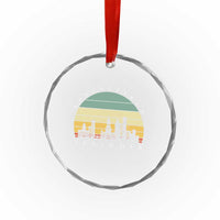 Vintage Springfield Illinois Pride Crystal Glass Ornament Scenic Cityscape Gift