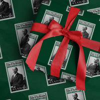 Vintage Stamp W E B Du Bois Wrapping Paper Roll Black Thought Leader