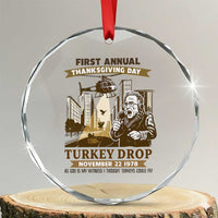 Vintage Thanksgiving Turkey Drop Crystal Glass Ornament Funny 1978 Helicopter Scene Classic TV Moment - Wonder Print Shop